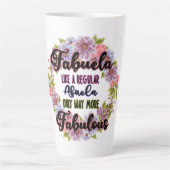 Fabuela wie ein regelmäßiger Abuela nur Weg vorbil Milchtasse (Vorderseite)