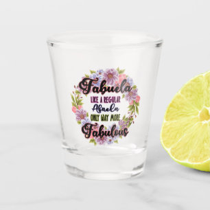 Fabuela wie ein regelmäßiger Abuela nur Weg vorbil Schnapsglas