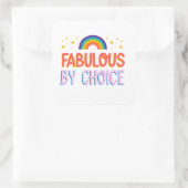 Fabulant von Choice Large LGBT Aufkleber (Tasche)