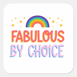 Fabulant von Choice Large LGBT Aufkleber