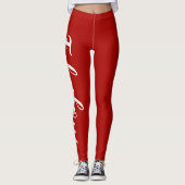 Fabuläre Typografie Leggings (Vorderseite)