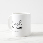 FabuLash Personalisierter Firmenname Kaffeetasse (Vorderseite Links)