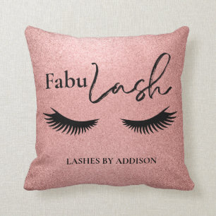 FabuLash Personalisierter Firmenname Kissen