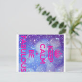 FABULOS SEIN POSTKARTE (Stehend Vorderseite)