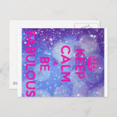 FABULOS SEIN POSTKARTE (Vorne/Hinten)