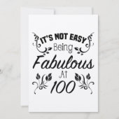 Fabulous 100. Geburtstag Karte (Vorderseite)