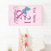 Fabulous 21. Geburtstag Banner (Insitu)