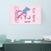 Fabulous 21. Geburtstag Banner (Messeveranstaltung)