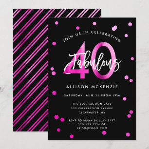 Fabulous 40 Modernes Elegantes Rosa Stilvoll zum Einladung