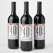 Fabulous 40 Wine & sparkling Wine Labels Weinetikett (Flaschen)
