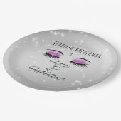 Fabulous 50 Black Hot Pink Glam Eyes Paper Teller (Schrägansicht)