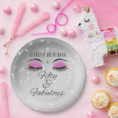 Fabulous 50 Black Pink Glam Eyes Paper Teller (Party)