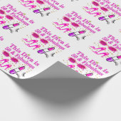 FABULOUS 50. DIVA GESCHENKPAPIER (Ecke)