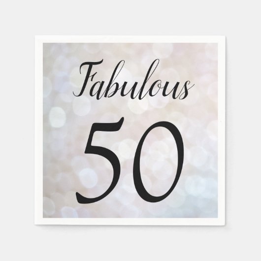 Fabulous 50 Dreamy und Girly Serviette (Vorderseite)