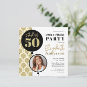 Fabulous 50. Geburtstag Gold (Stehend Vorderseite)