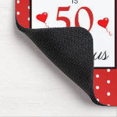 Fabulous 50 Geburtstag Individuelle Name Foto 50th Mousepad (Ecke)