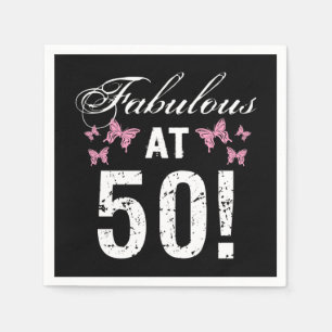 Fabulous 50. Geburtstag Serviette