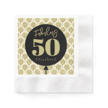 Fabulous 50 Gold Geburtstag
