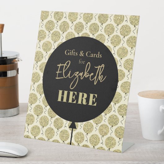 Fabulous 50 Gold Geburtstag Sockelschild (In Situ)