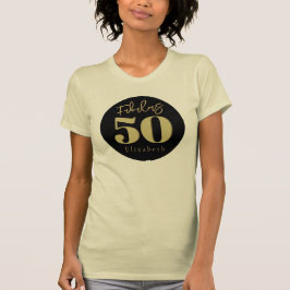 Fabulous 50 Gold Geburtstag T-Shirt