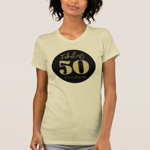 Fabulous 50 Gold Geburtstag T-Shirt