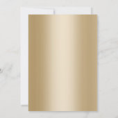 Fabulous 50 Moderne Gold Kalligraphie 50 Geburtsta Einladung (Rückseite)