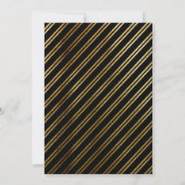 Fabulous 50 | Modernes, elegantes Gold zum Geburts Einladung (Rückseite)