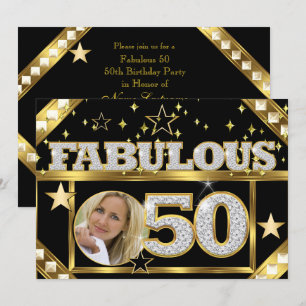 Fabulous 50 Retro Glamour Hollywood Gold Foto 4 Einladung
