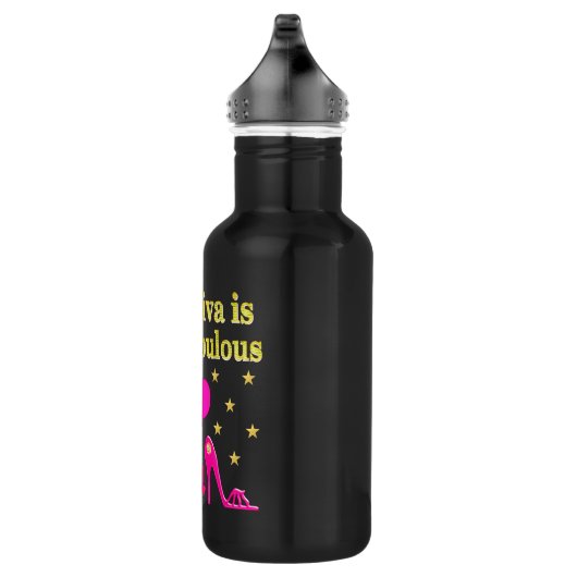 FABULOUS 50. SHOE LOVER DESIGN EDELSTAHLFLASCHE (Rechts)