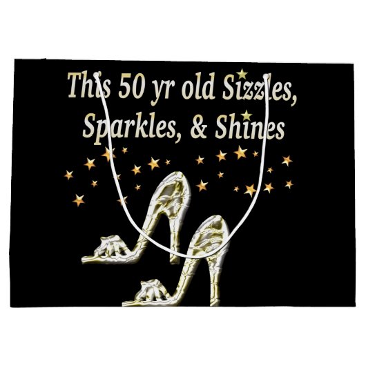 FABULOUS 50. SILBER SHOE QUEEN GROßE GESCHENKTÜTE (Rückseite)