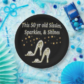 FABULOUS 50. SILBER SHOE QUEEN PAPPTELLER (Party)