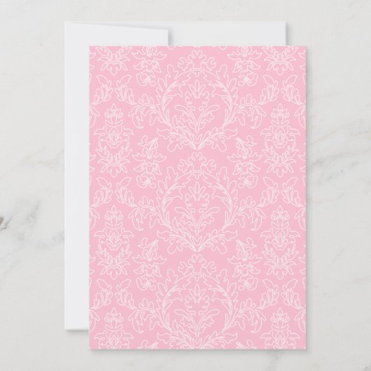 Fabulous 50er Poodle Skirt Geburtstag Einladungen (Rückseite)