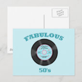 Fabulous 50s postkarte (Vorne/Hinten)