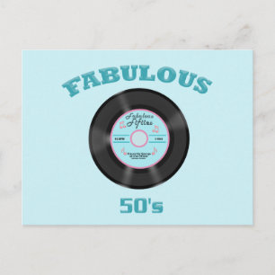 Fabulous 50s postkarte