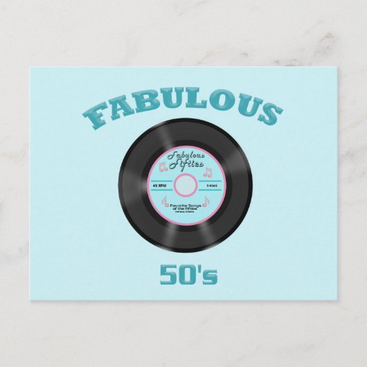 Fabulous 50s postkarte (Vorderseite)