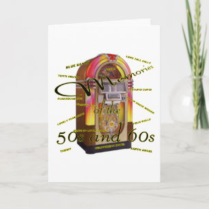 Fabulous 50ties juckbox karte