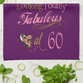 Fabulous 60. Geburtstag Küchentuch (Gefaltet)