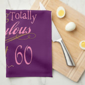 Fabulous 60. Geburtstag Küchentuch (Viertel Falte)