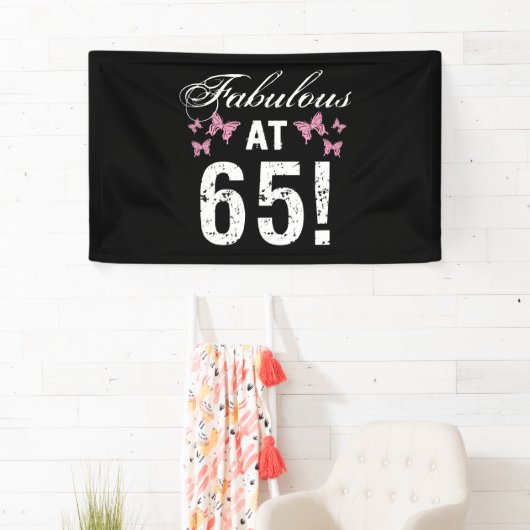 Fabulous 65. Geburtstag Banner (Insitu)