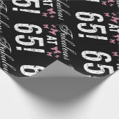 Fabulous 65. Geburtstag Geschenkpapier (Ecke)
