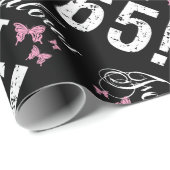 Fabulous 65. Geburtstag Geschenkpapier (Rolleneckpunkt)