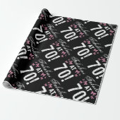 Fabulous 70. Geburtstag Geschenkpapier (Ungerollt)