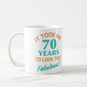 Fabulous 70. Geburtstag Kaffeetasse