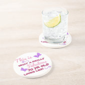 Fabulous 70. Geburtstag Untersetzer (Seite)