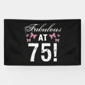 Fabulous 75. Geburtstag Banner (Horizontal)