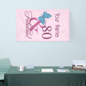 Fabulous 80. Geburtstag Banner (Messeveranstaltung)