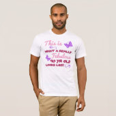 Fabulous 90. Geburtstag T-Shirt (Vorne ganz)