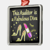 FABULOUS ATTORNEY DIVA DESIGN SILBERNES ORNAMENT (Links)