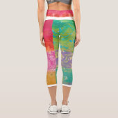 Fabulous Aztec Design2 Capri Leggings (Rückseite)