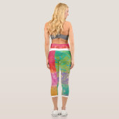 Fabulous Aztec Design2 Capri Leggings (Rückseite)